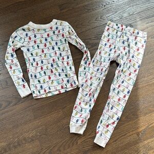 Hanna Andersson Kids Pajama Set with Colorful Lights